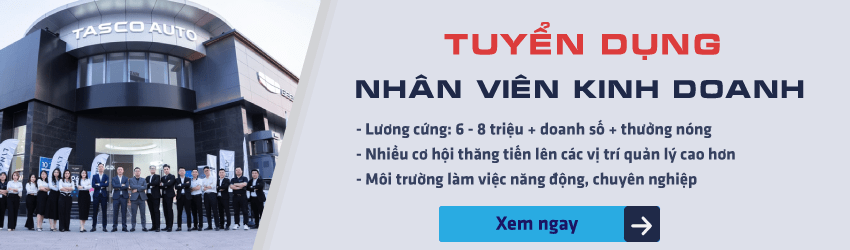 Tasco Auto tuyển nhân viên kinh doanh